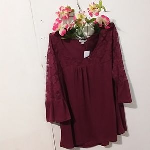 ADORABLE  PAPER TEE BLOUSE